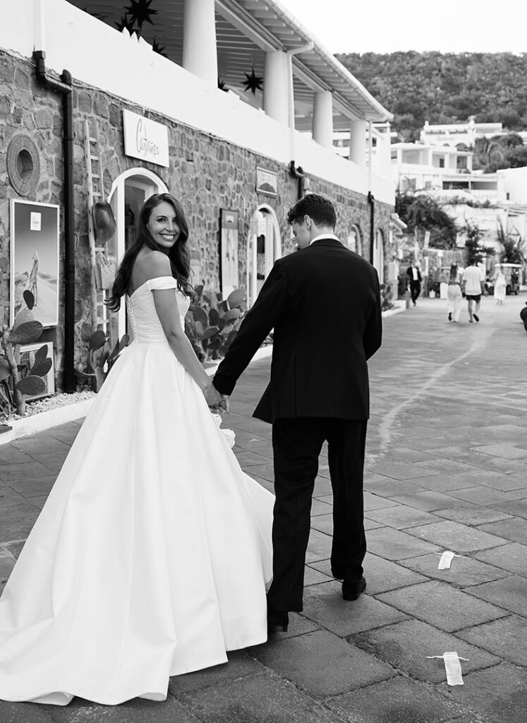 KIND WORDS couple enjoying their destination wedding planner Sicily reviews